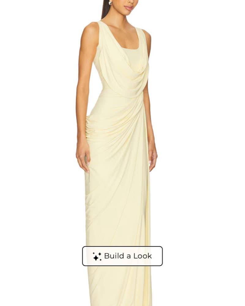 Butter Yellow Gown  - Image 1