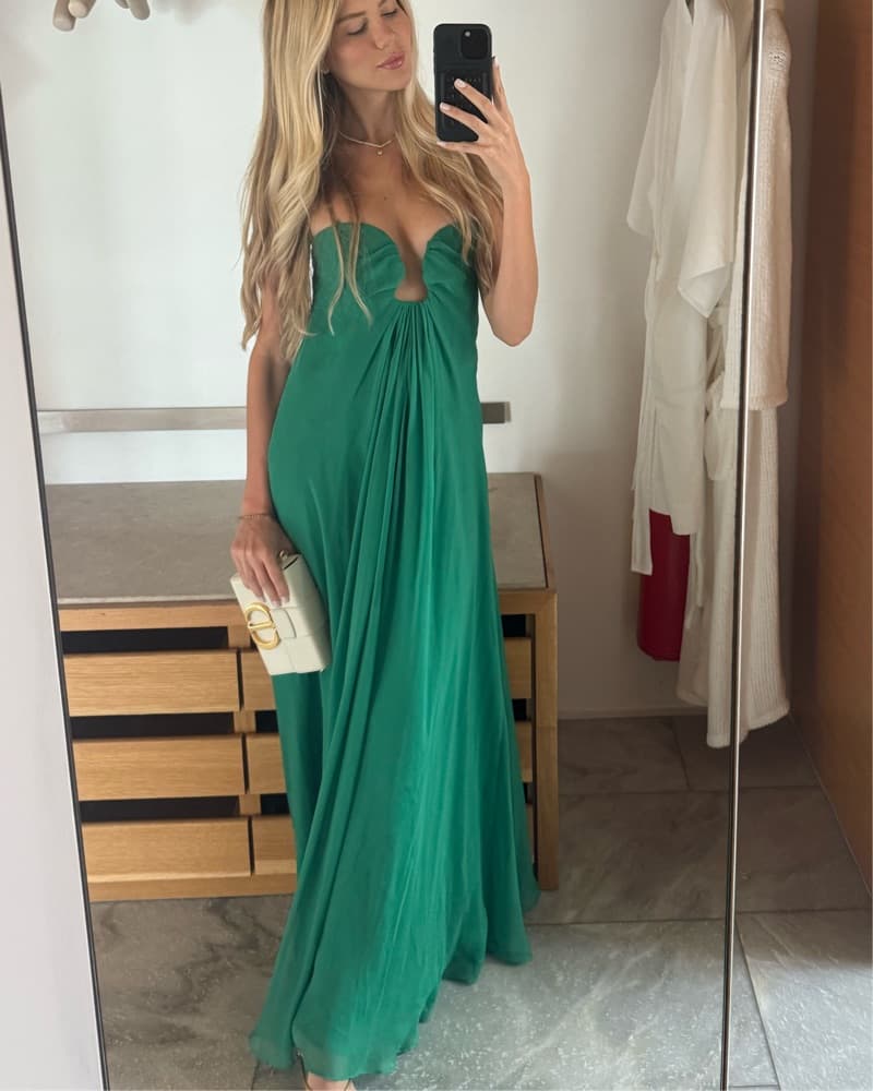 Cult Gaia Green Long Dress - Image 2