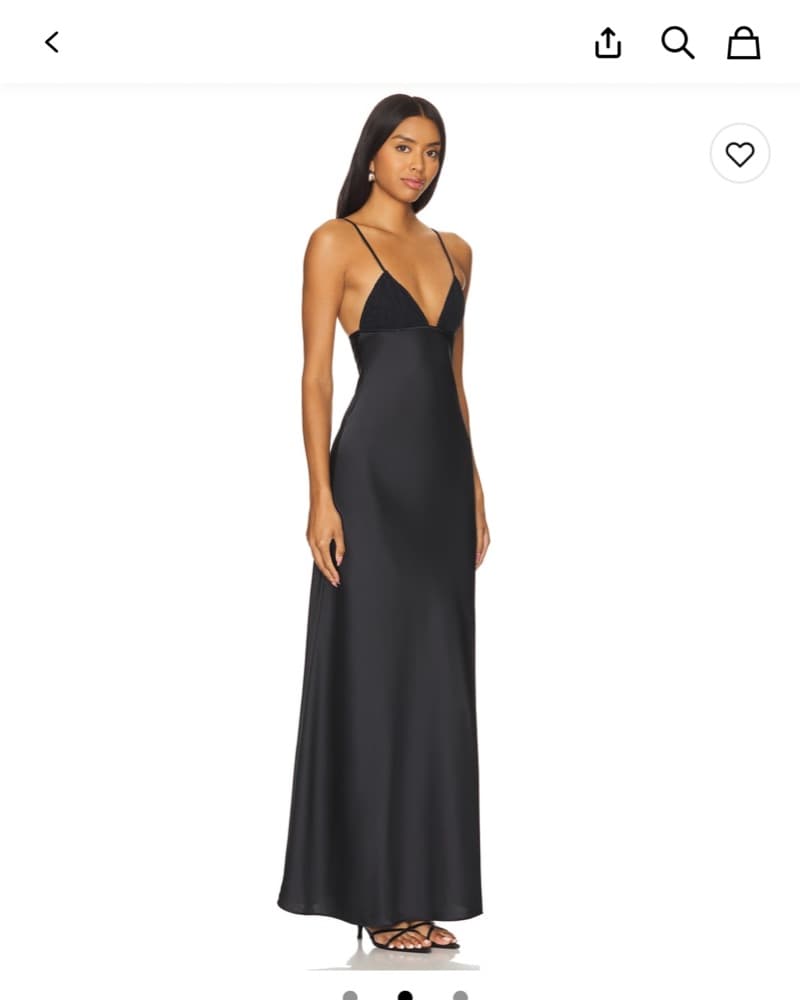 Sleek and Sophisticated Black Maxi Dress - Image 2