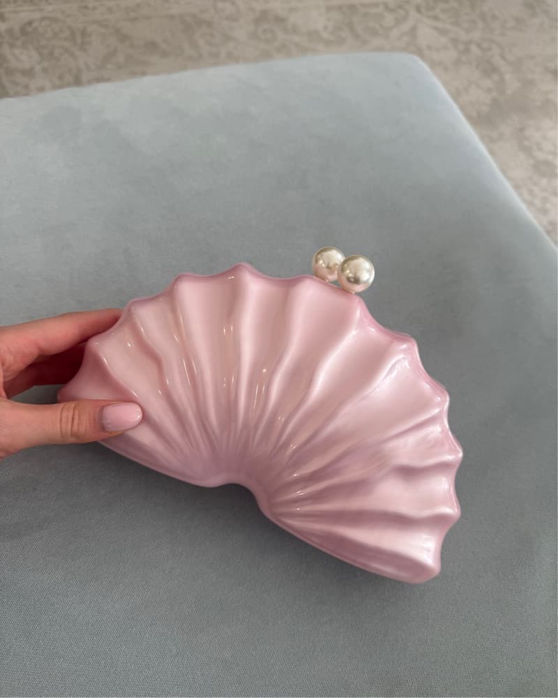 Pink Seashell Clutch  - Image 1