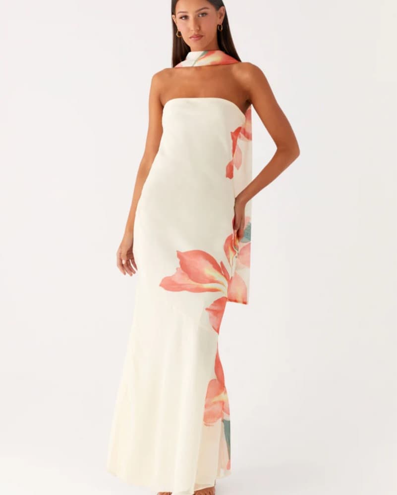 Under The Pagoda Maxi Dress - Siena Flor - Image 2