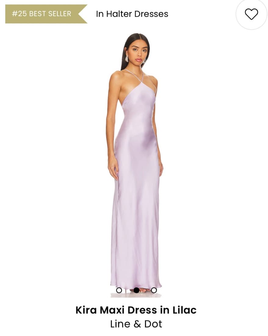 Lavender Halter Maxi Dress - Image 2