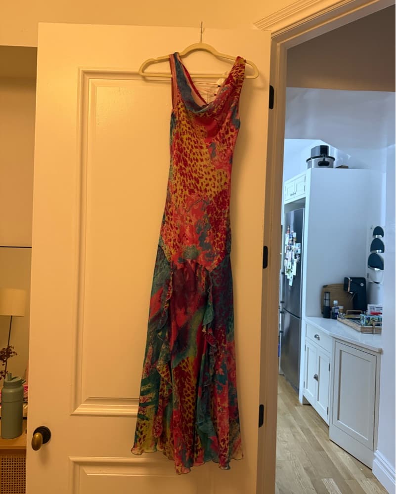 Vintage Multi Color Dress - Image 2