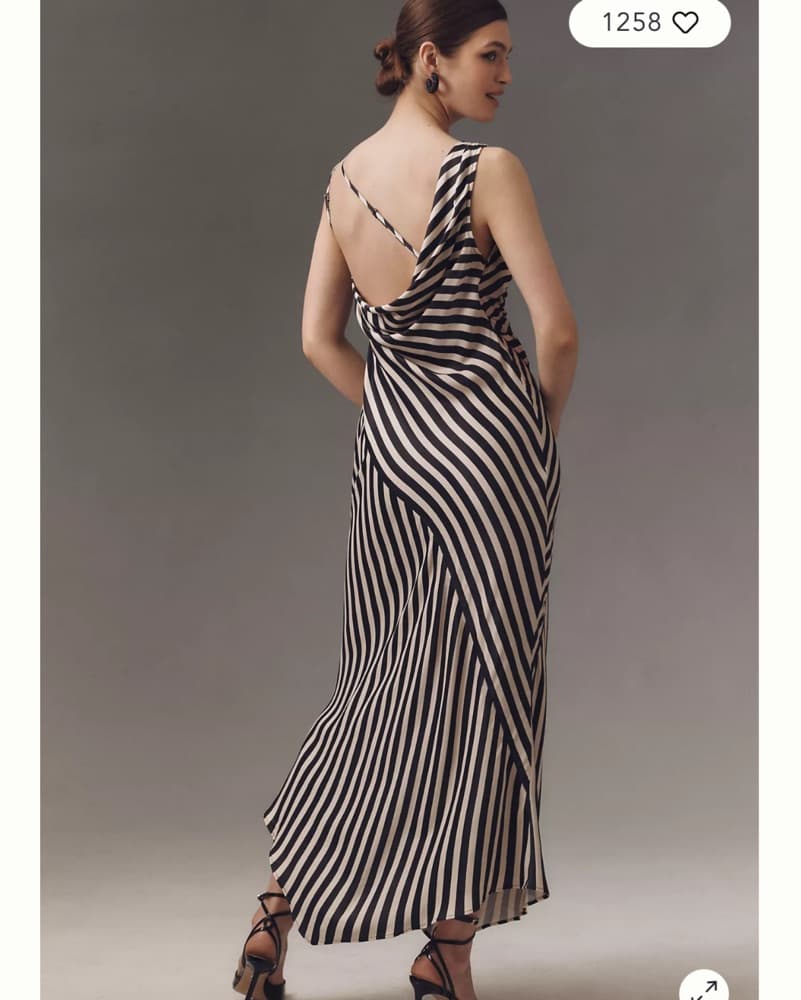 Anthropology Striped Maxi Dress - Image 3