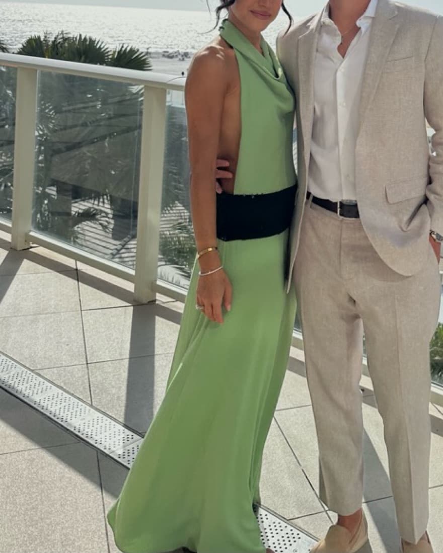 Custom Green Gown - Image 2