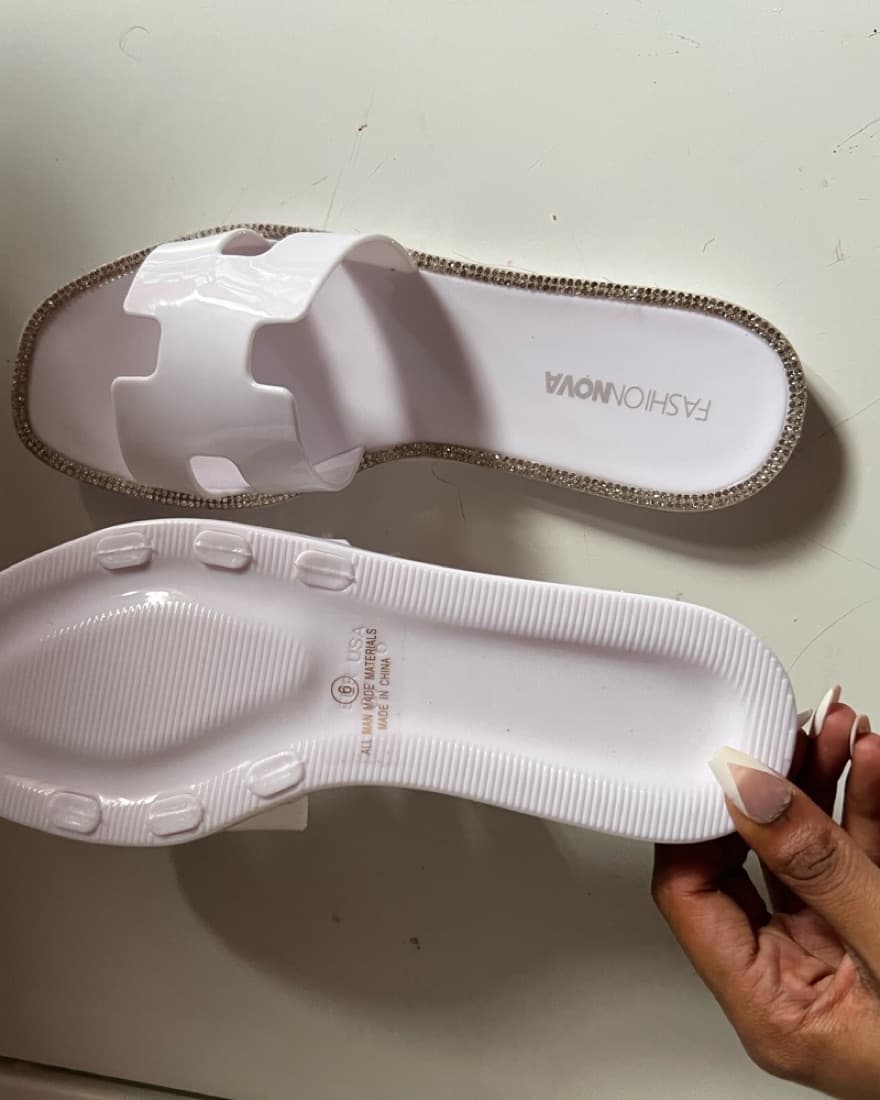 White Crystal Slidee  - Image 2