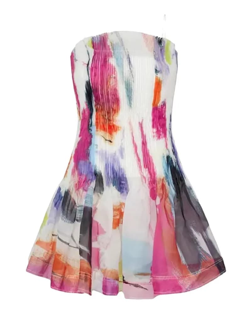 AJE Celestial Pleated Dress - Image 1