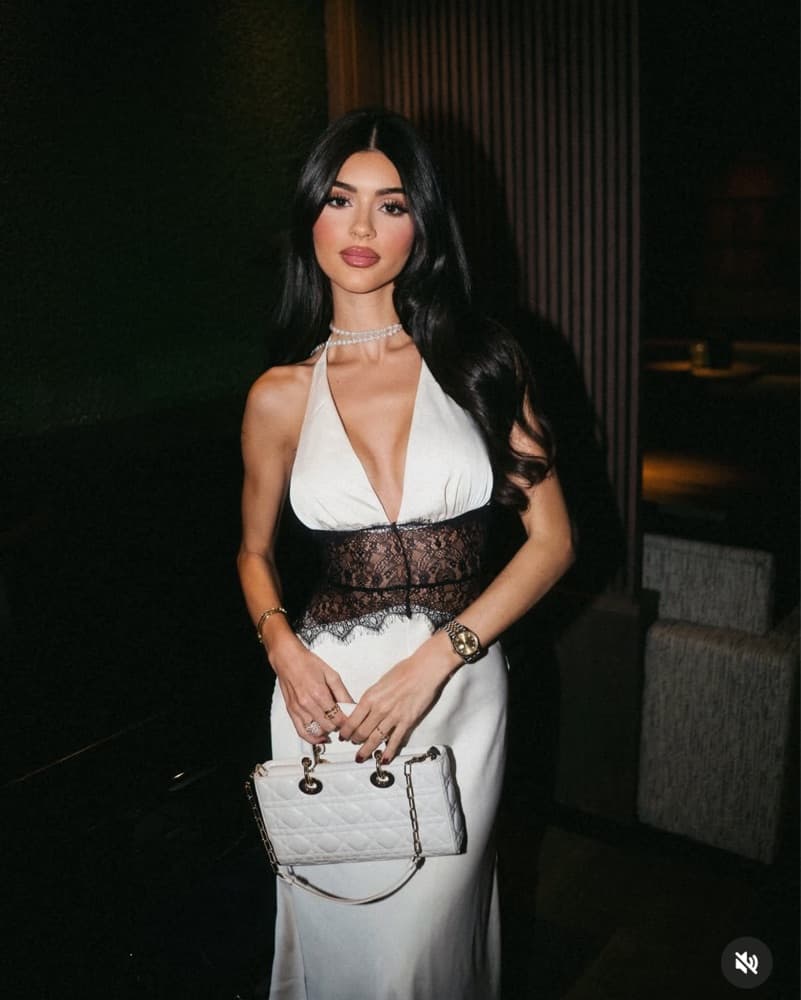 Meshki Dinah Lace And Satin Maxi Dress - Image 3