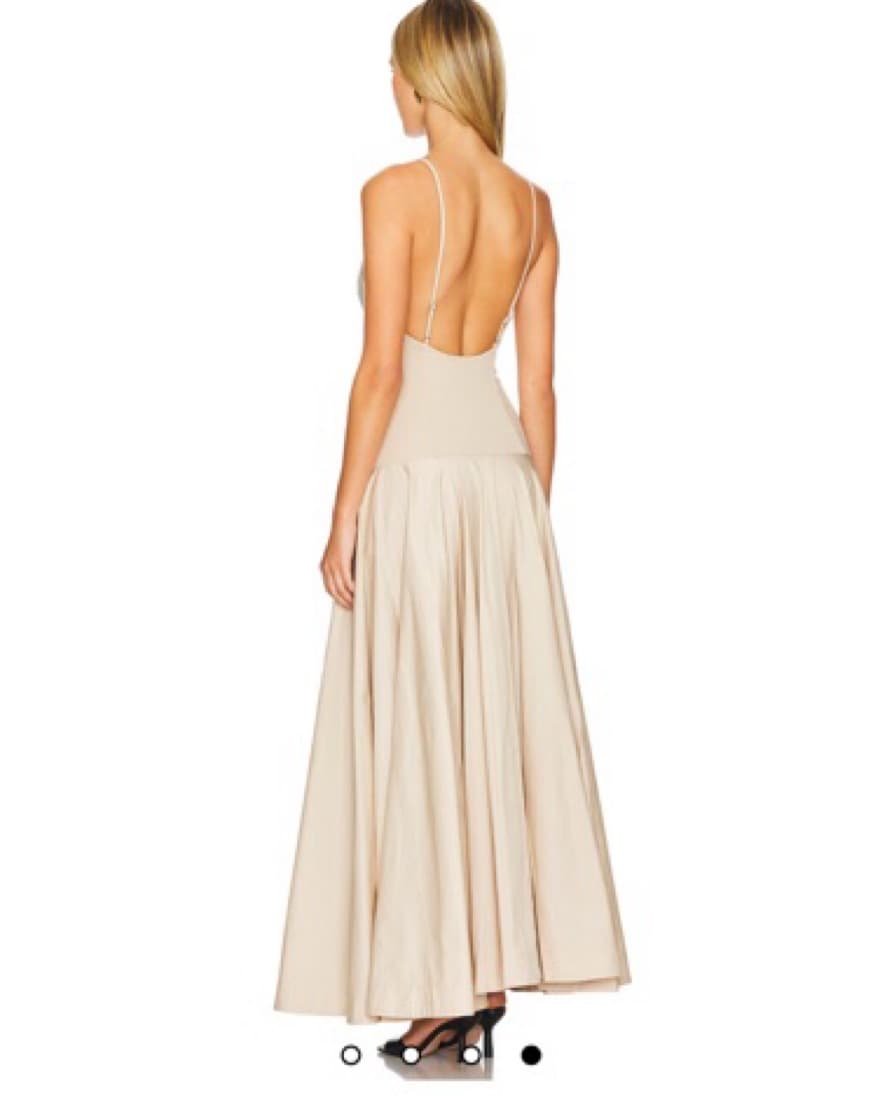 Revolve L’Academie Maxi Dress Beige  - Image 4