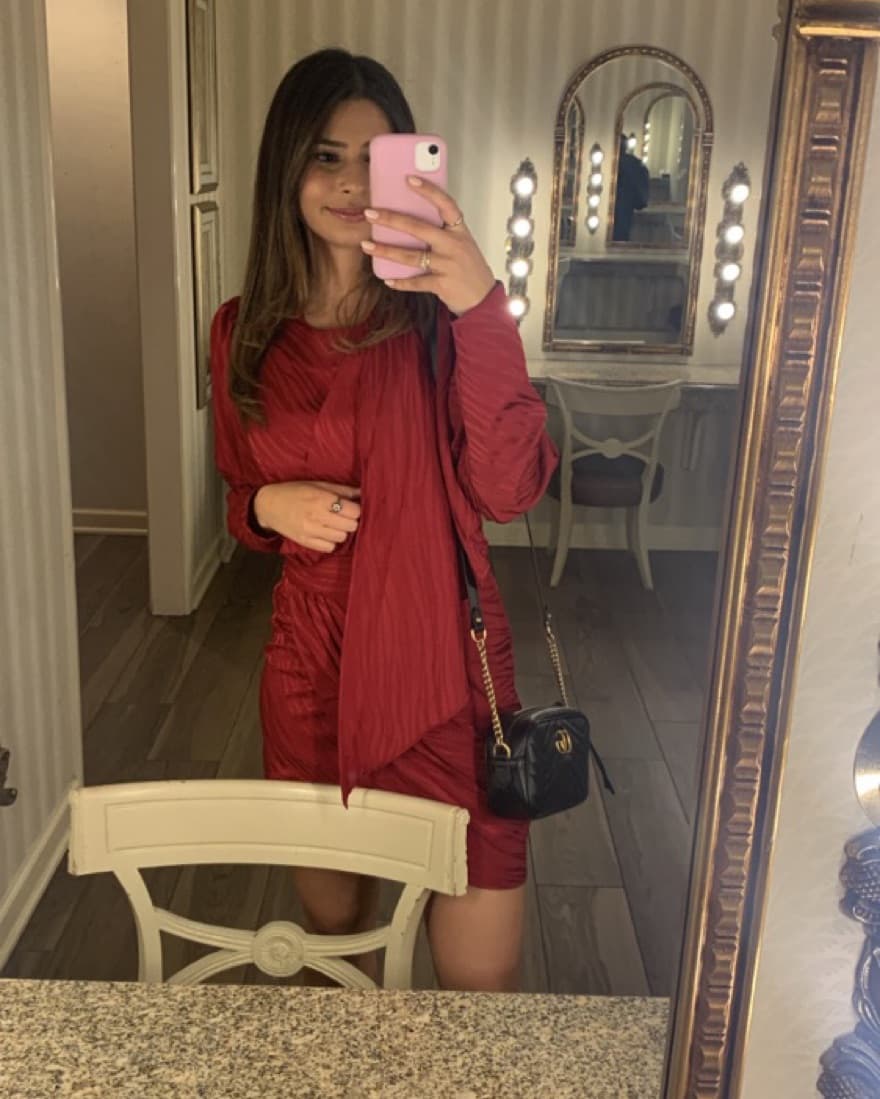 Ronny Kobo Mini Dress Long Sleeve  - Image 1