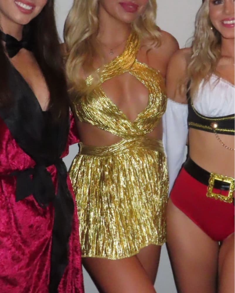 Golden Goddess Halloween Costume - Image 2