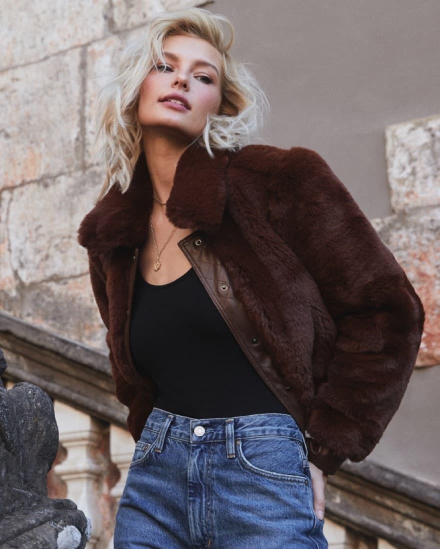 ASTR The Label Patricia Fur Jacket  - Image 3