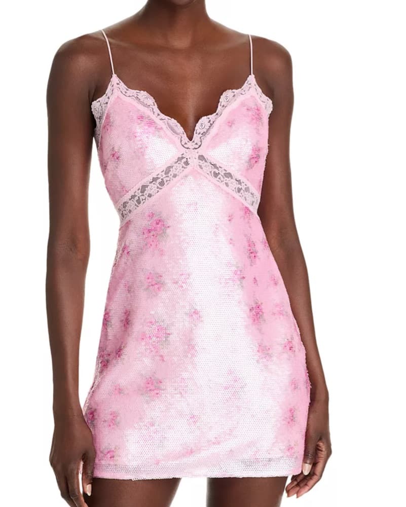 Loveshackfancy Finta Sequin Mini Dress - Image 1