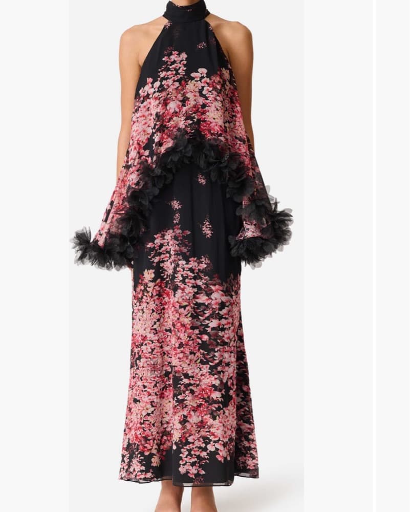 Elliat Tulsia Floral Georgette Gown - Image 1