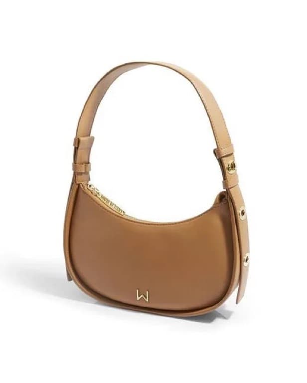Brown Leather Shoulder Bag  - Image 1