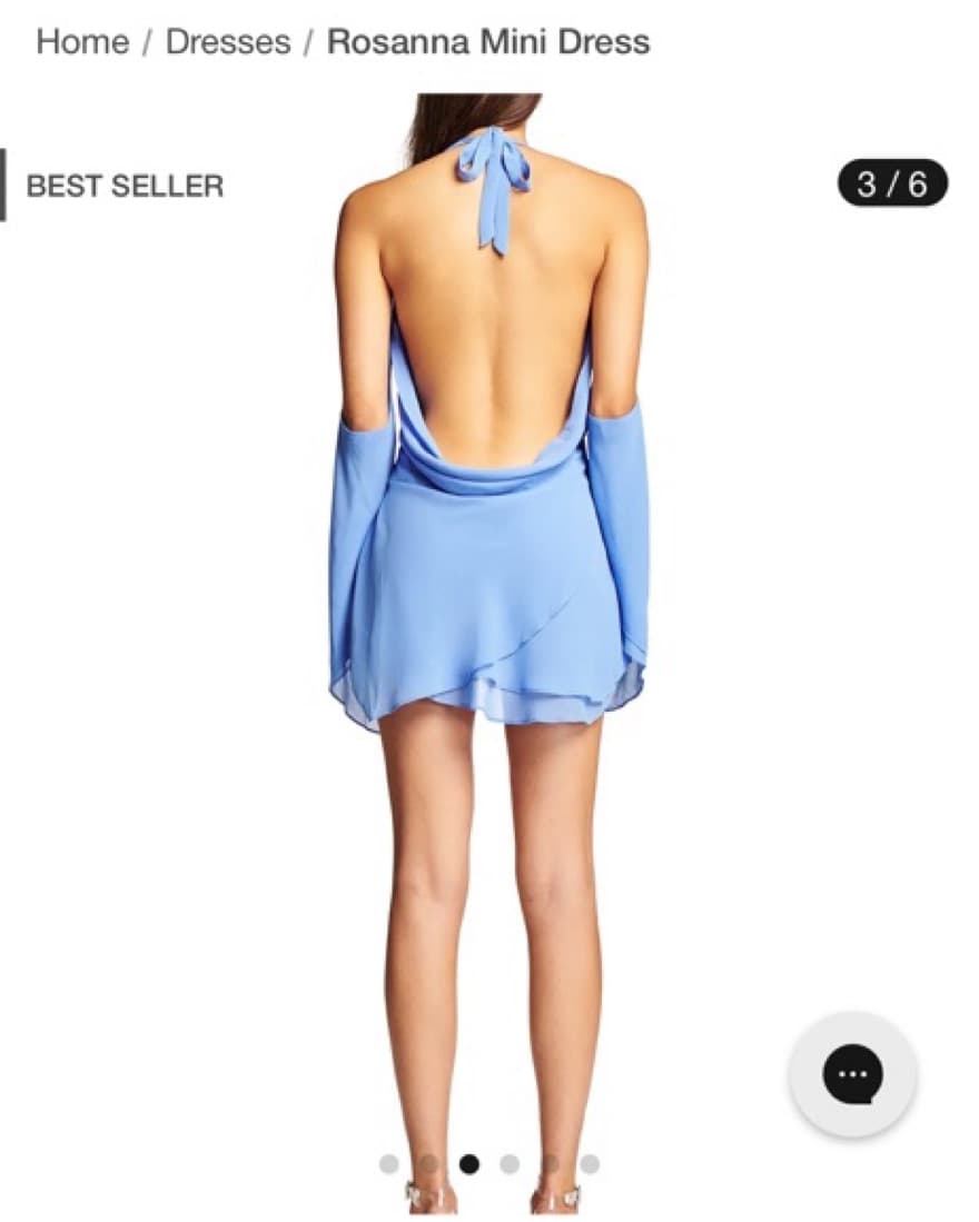 I.AM.GIA blue rosanna mini dress - Image 2