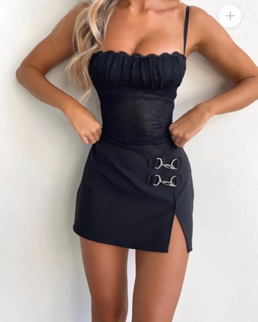 Black Lace Outcast Dress - Image 1