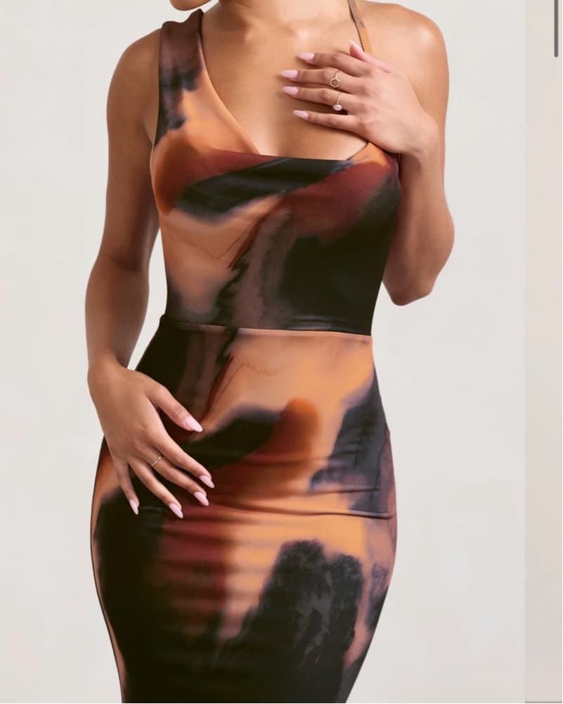 Vibrant Tie-Dye Maxi Dress - Image 2