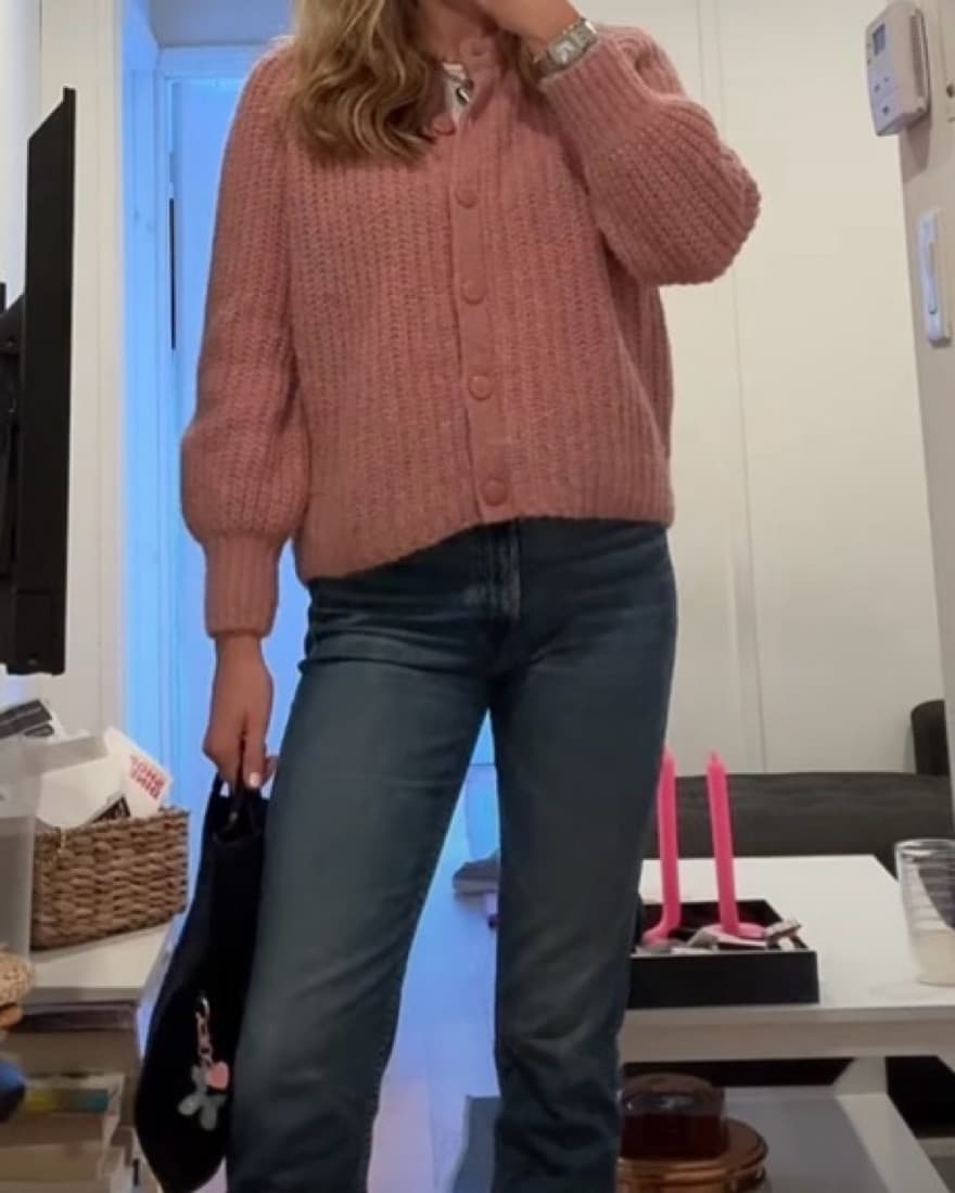 Pink Sezane Cardigan  - Image 1