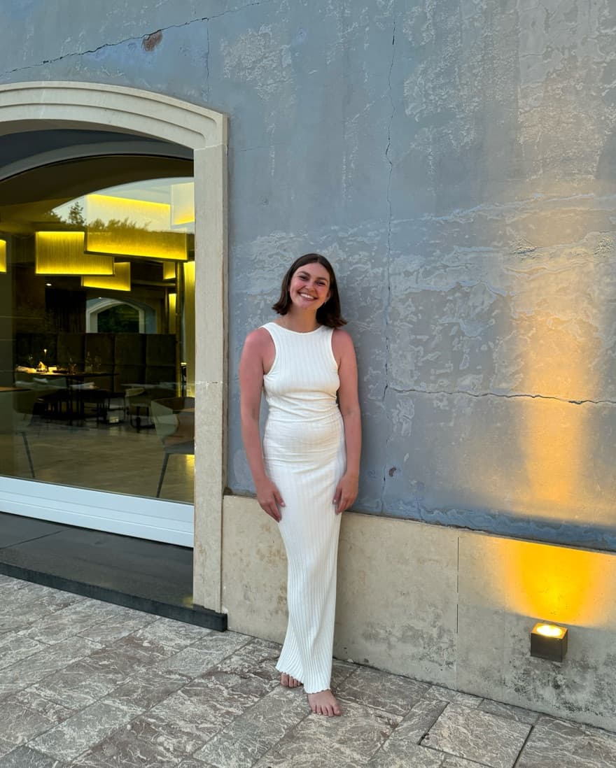 Simon Miller Draco Maxi Dress Macadamia - Image 5