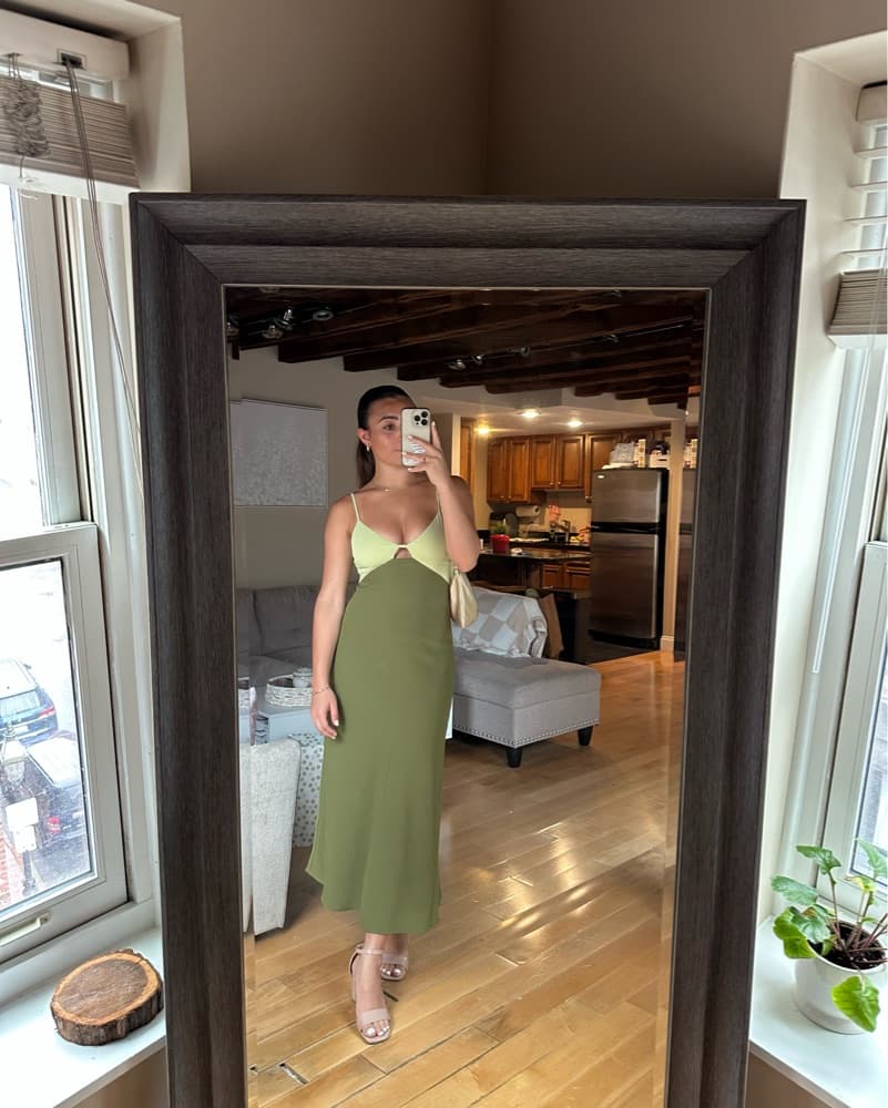 Abercrombie Slip Cutout Dress - Image 1