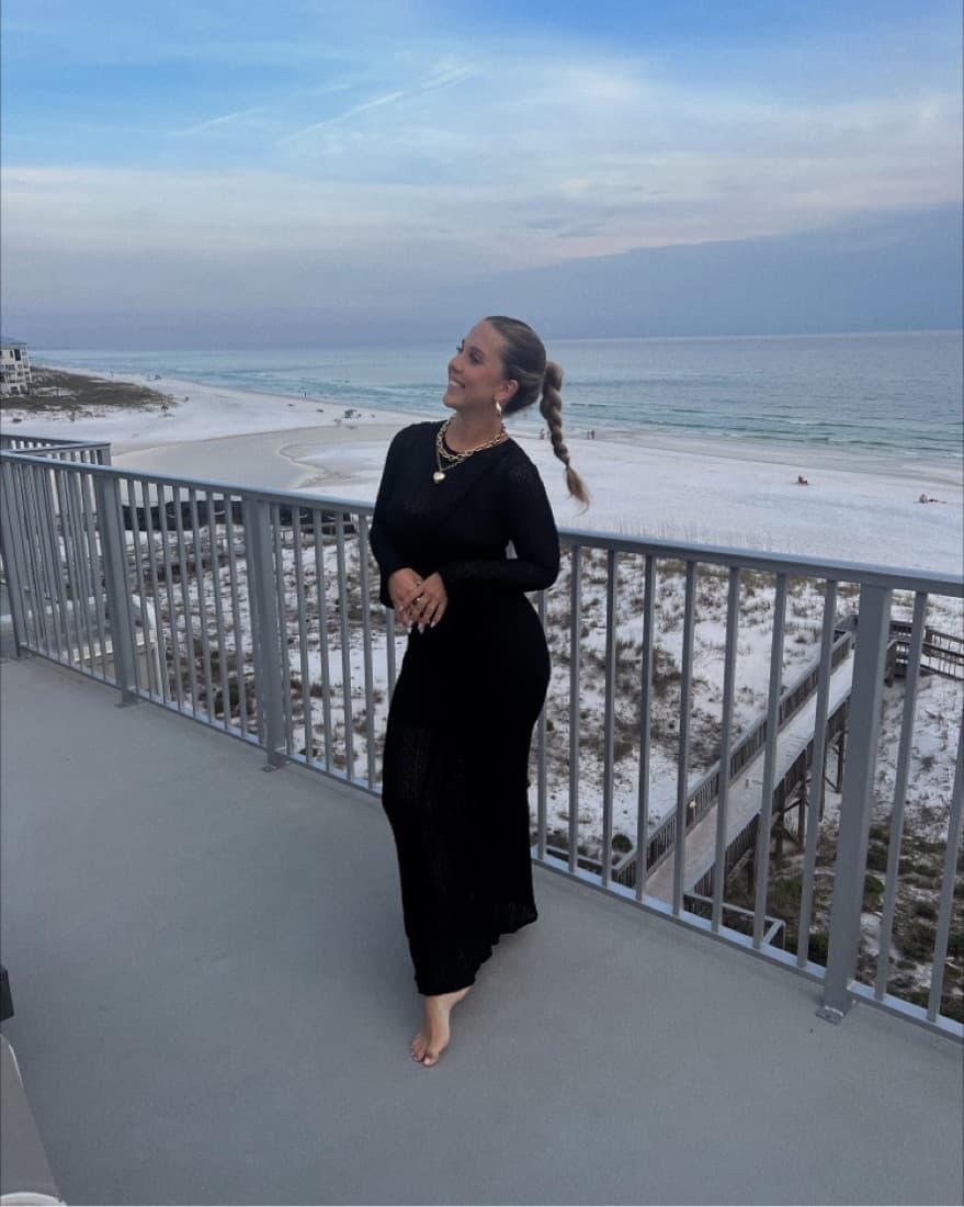 Black Knit Maxi - Image 2
