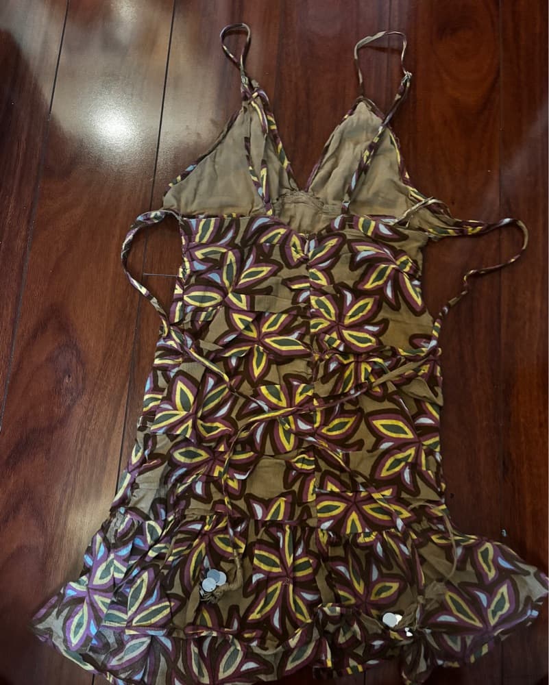 Vibrant Floral Printed Camisole Dress - Image 2