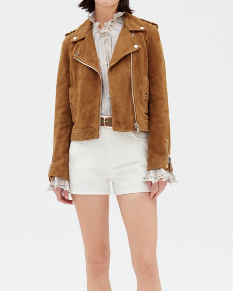 Camel Suede Jacket  - Image 5