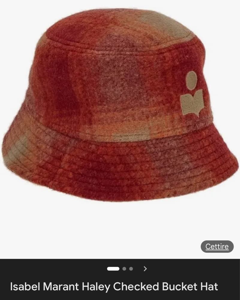 Isabel Marant plaid bucket hat - Image 1