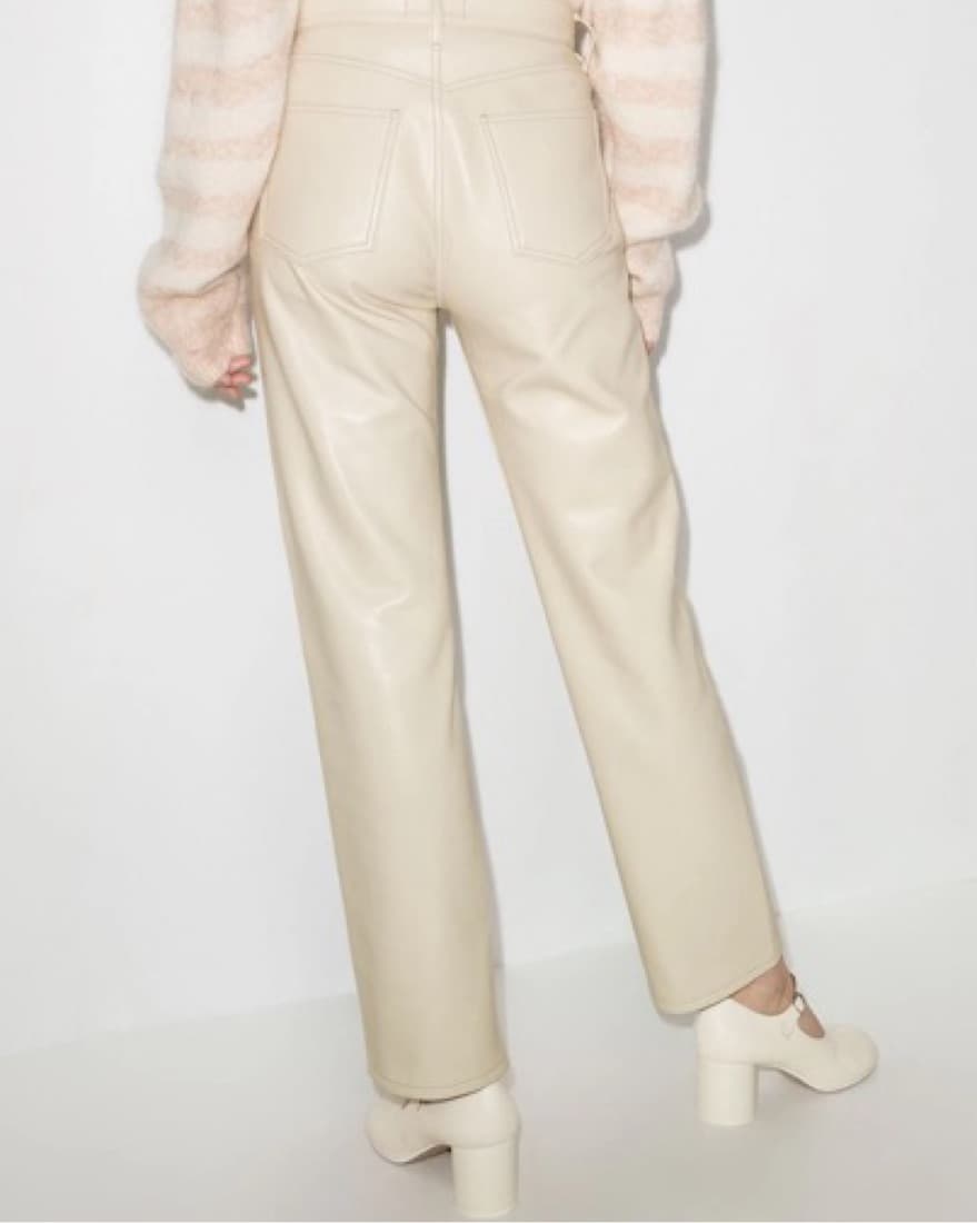 AGOLDE '90s Pinch Waist leather trousers - Image 2