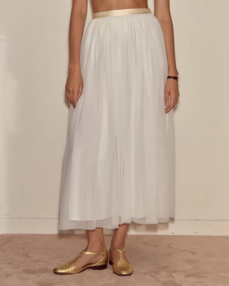 Bode Tulle Tea Skirt - Image 2