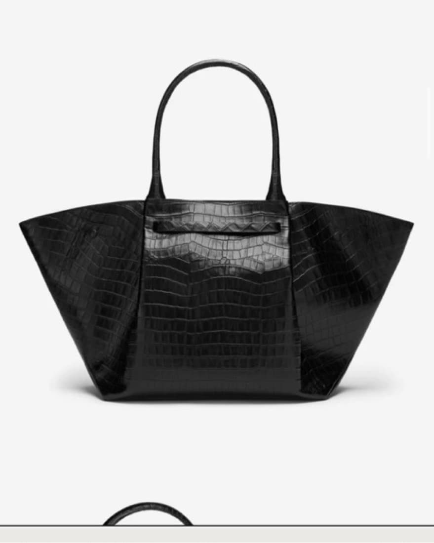 Demellier The New York Black Croc Effect - Image 4