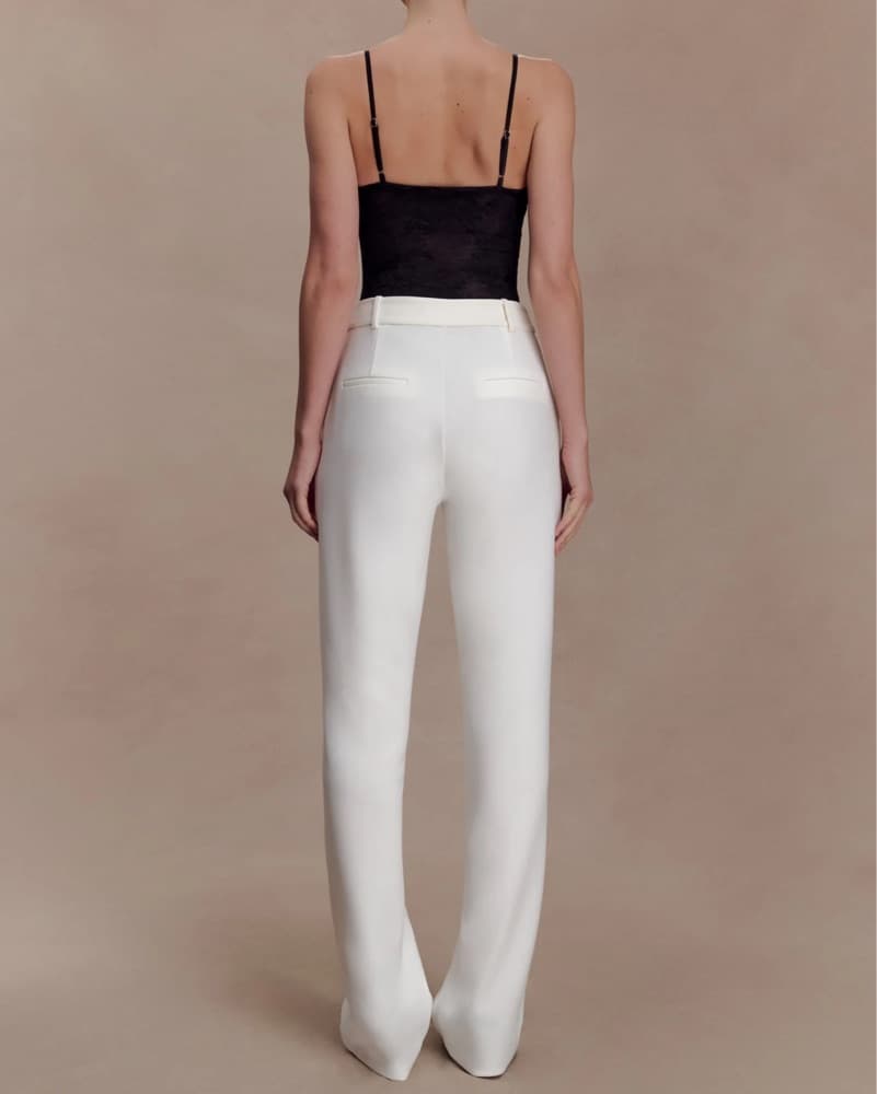 Meshki Maude Crepe Straight Leg Pants - Image 2