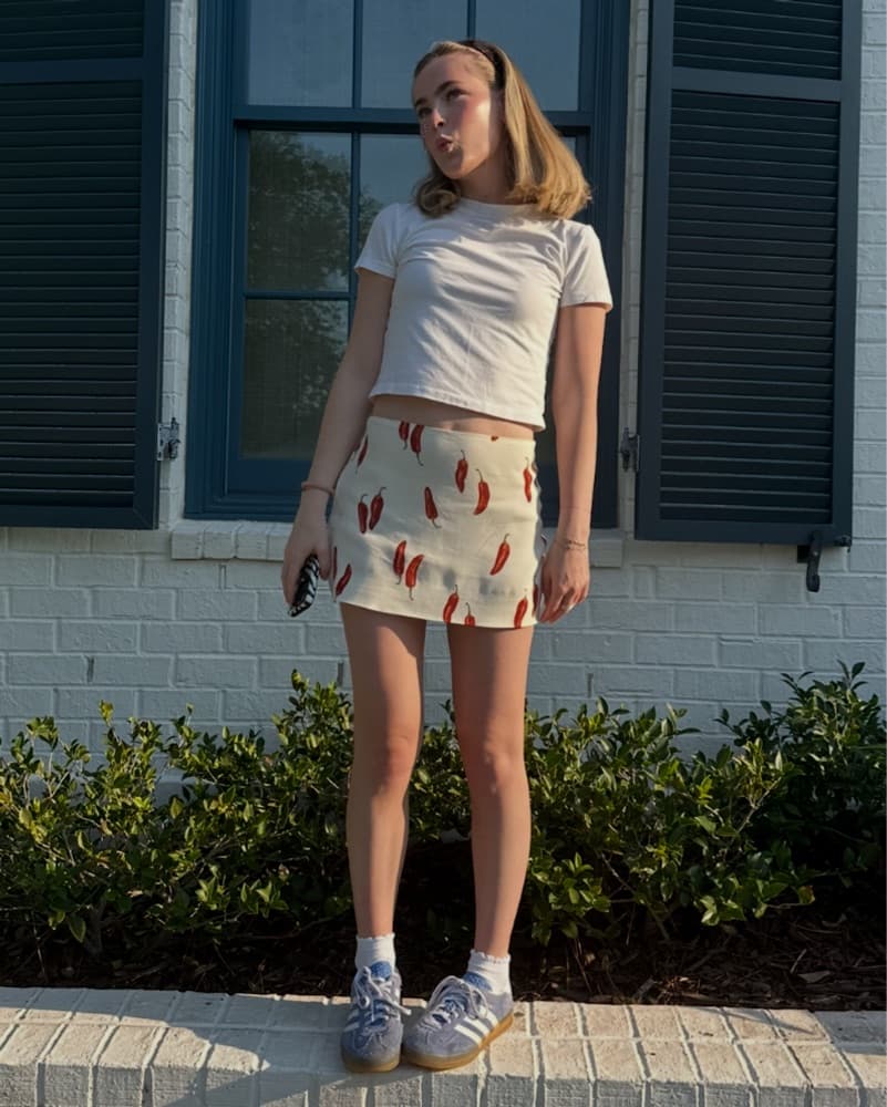 Reformation Carla Low Waist Mini Skirt  - Image 1