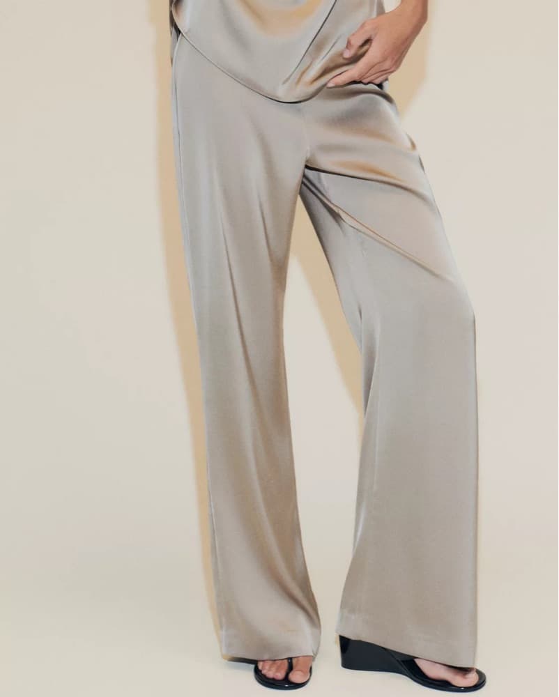 Zara Satin Pants - Image 2