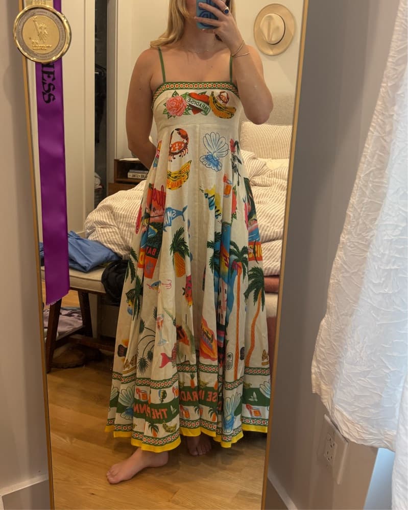 Alemais Paradiso Linen Maxi Dress 2 - Image 2