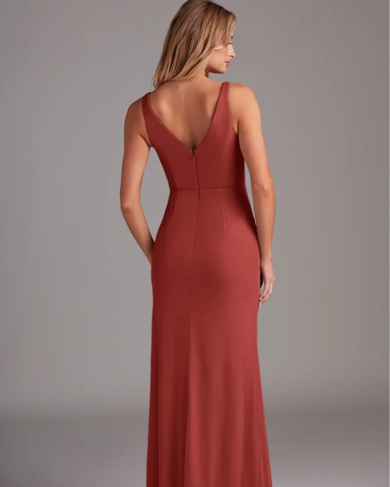 Beautiful Long Dress - Terracotta - Image 5