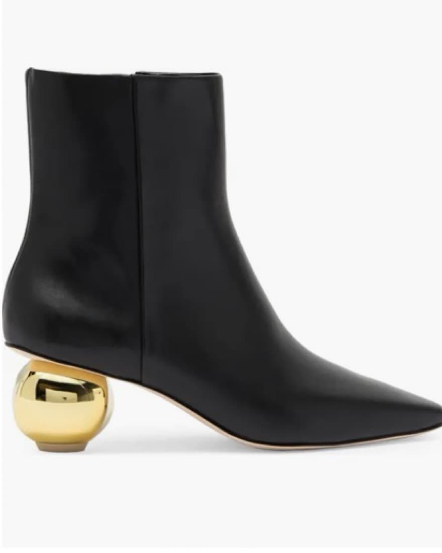 Cult Gaia Mari Boots With Gold Heel - Image 1