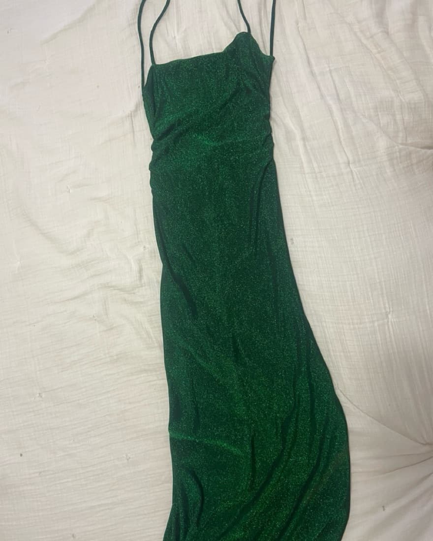 Green Reformation Backless Formal Dress - Image 5