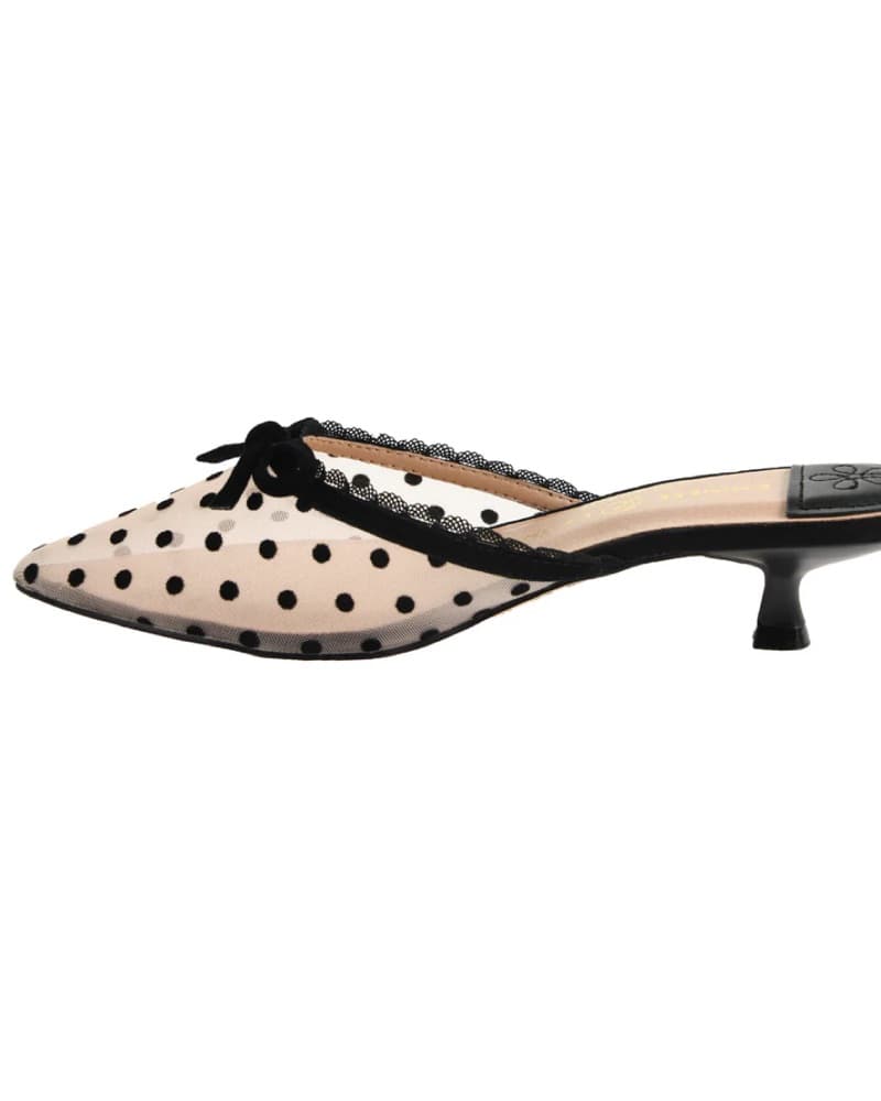 Polka Dot Kitten Heels  - Image 4