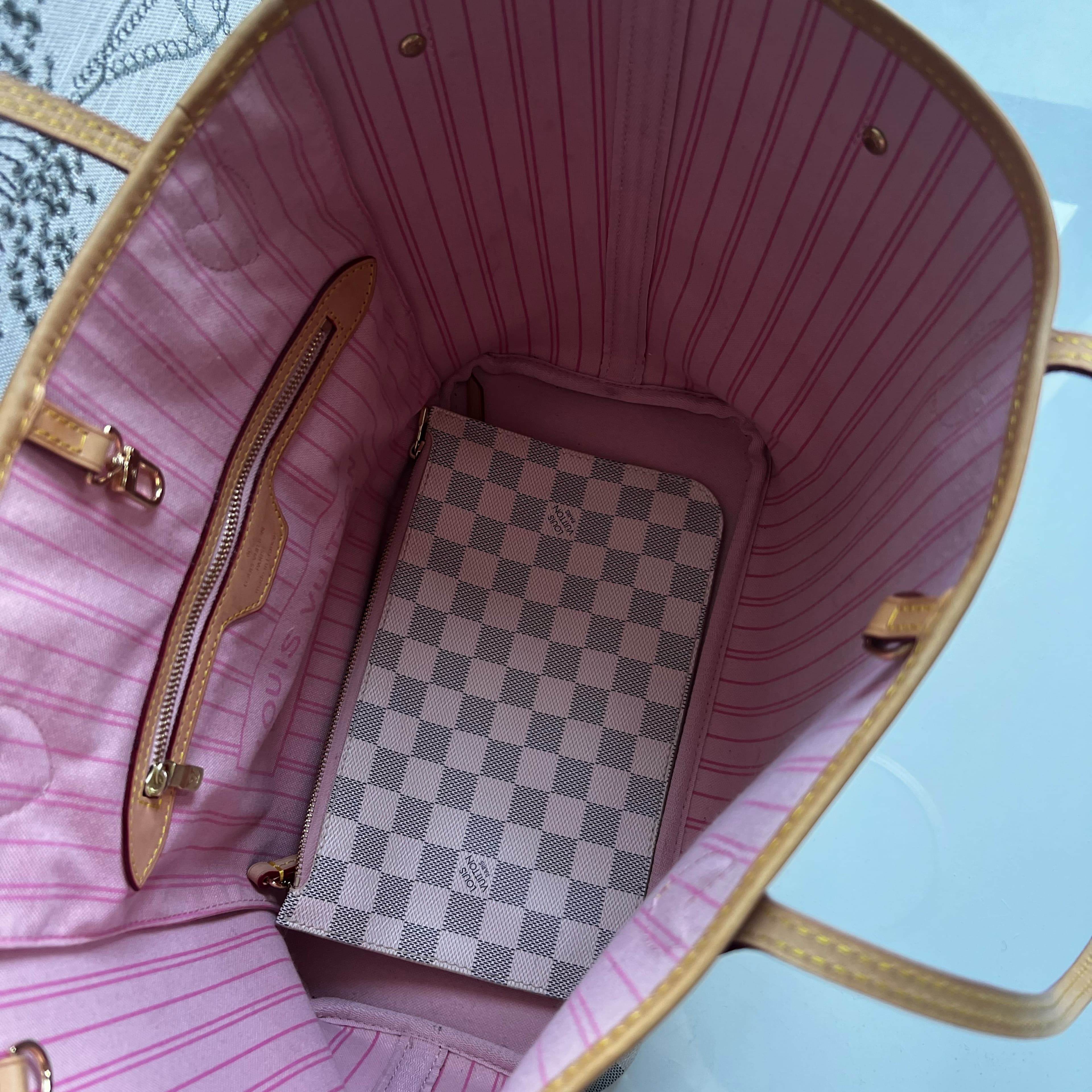 Louis Vuitton Neverfull MM Damier Azur  - Image 5