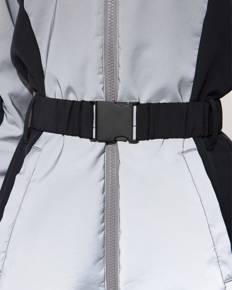 Sleek Monochrome Ski Jumpsuit - Image 3