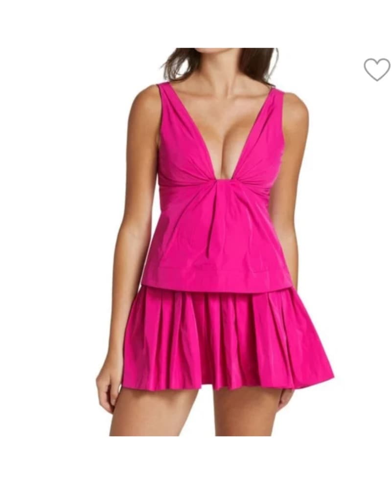 A.L.C Hot Pink Mini Dress & Shorts - Image 1