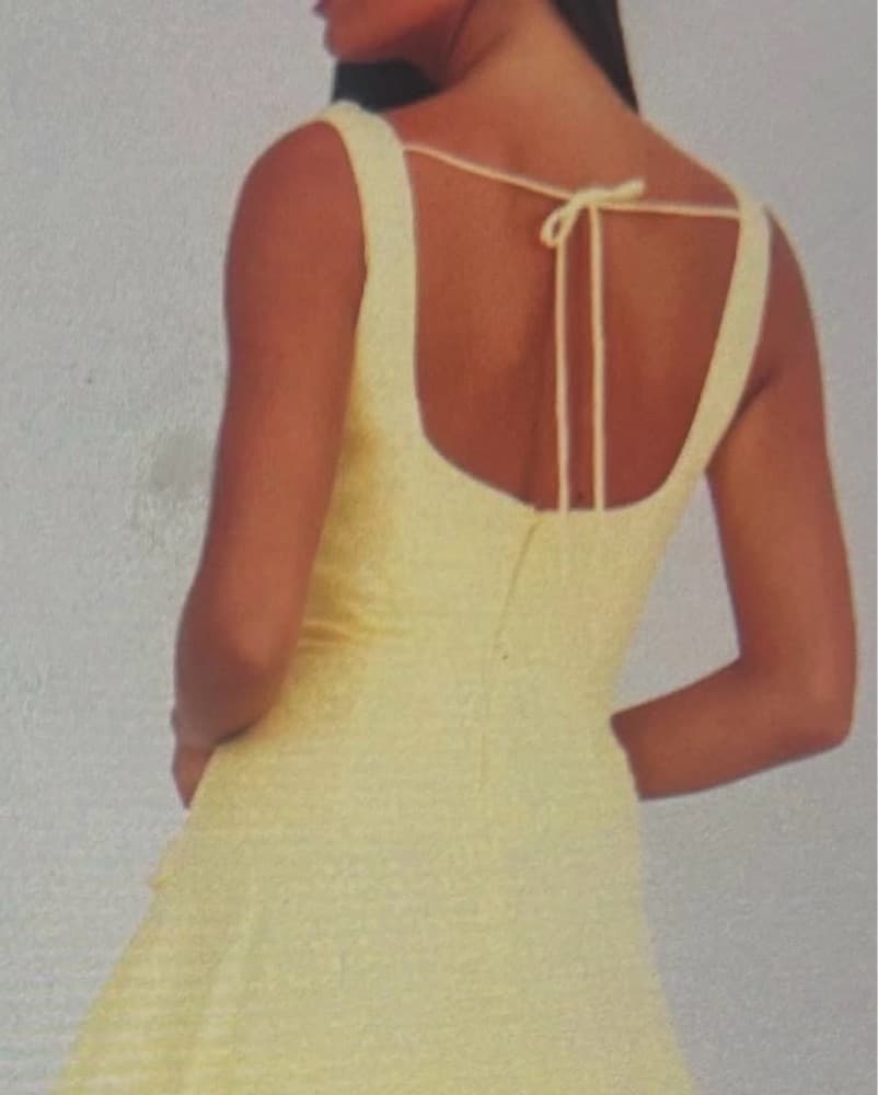 Yellow Ruffled Tiered Maxi Dress - Image 2