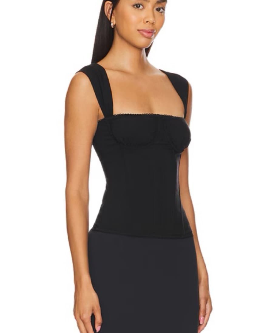 WeWoreWhat Ruched Corset Top - Image 1