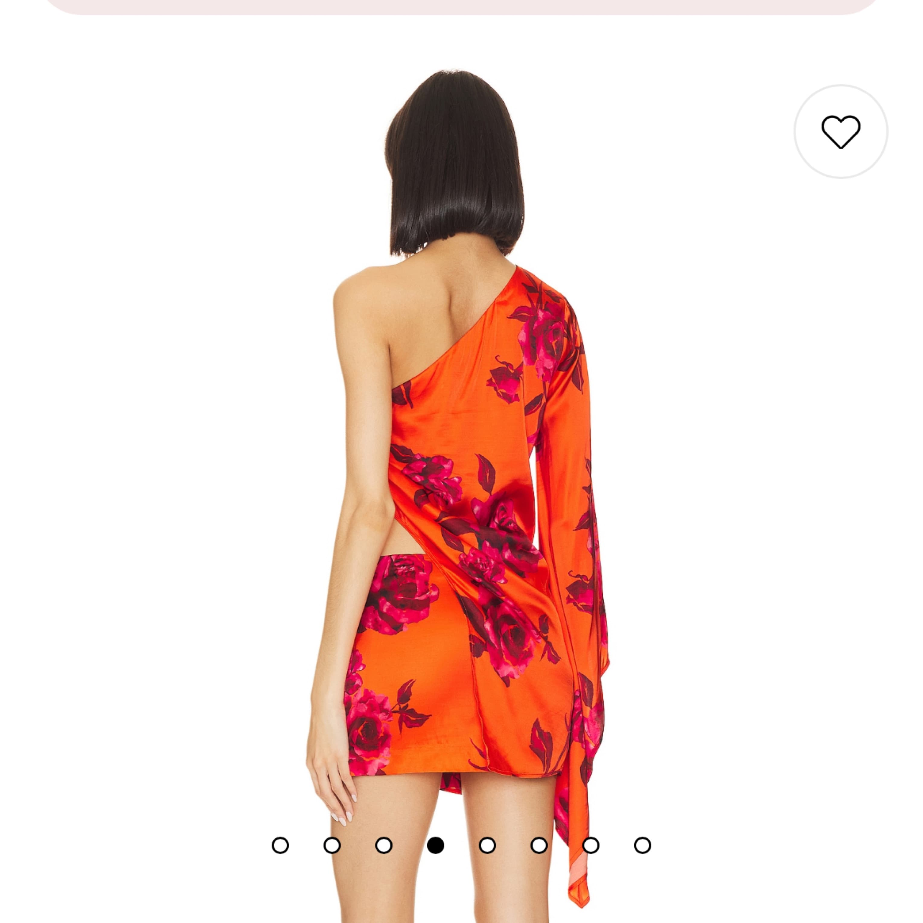 Revolve Orange Flower Skirt Set  - Image 2