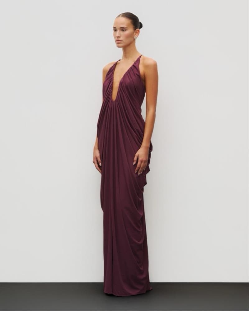 Heiress Beverly Hills Draped Halter Gown - Image 2