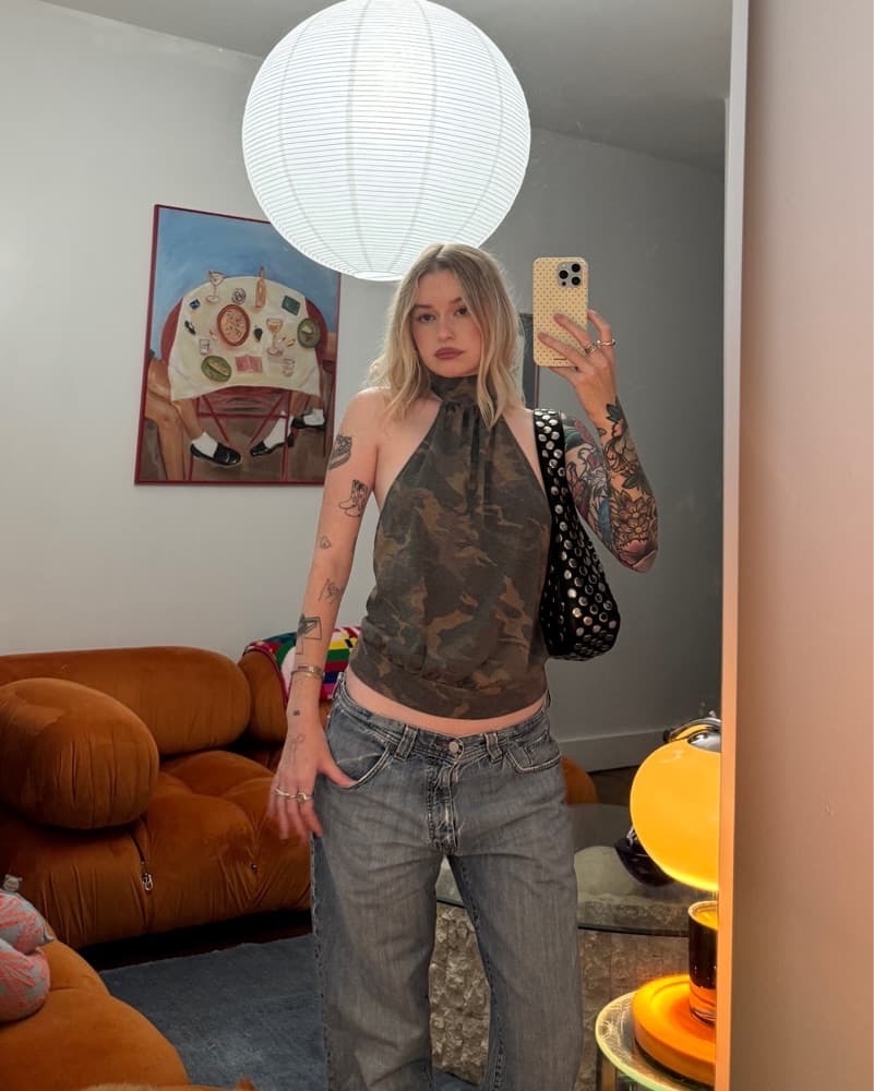 Jaded London Enya Camo Backless Top - Image 3