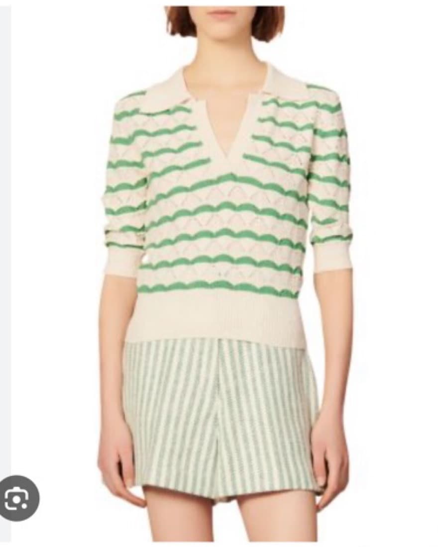 Sandro Knit Polo - Image 1