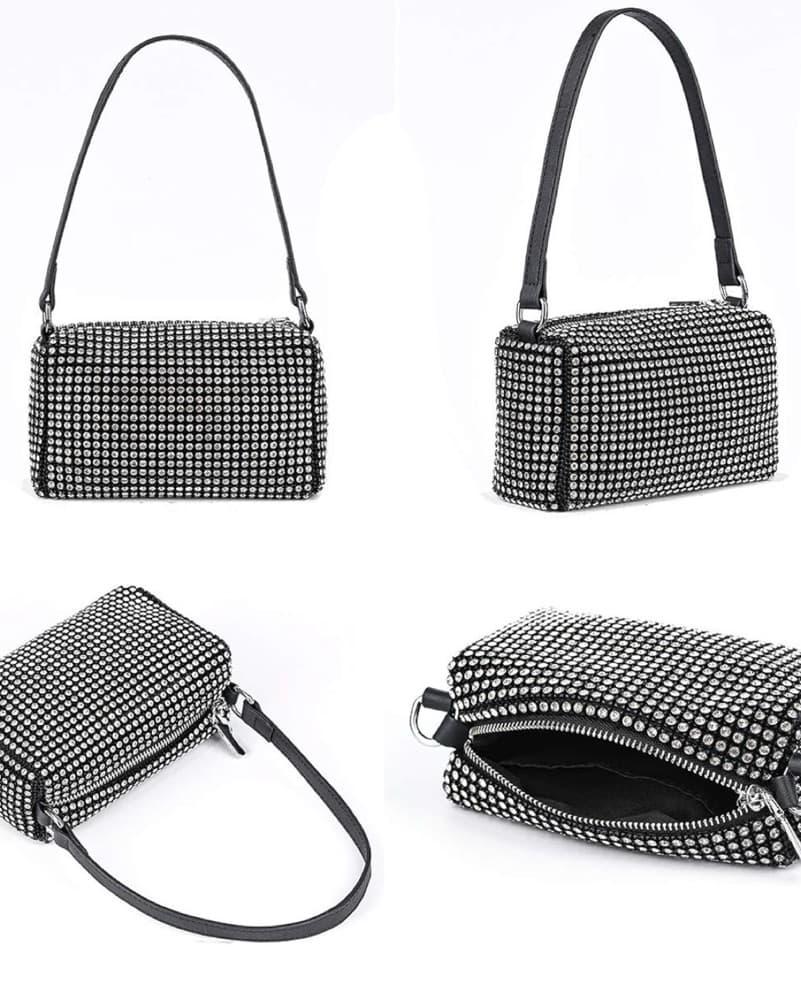 Bedazzled Black Mini Purse - Image 2
